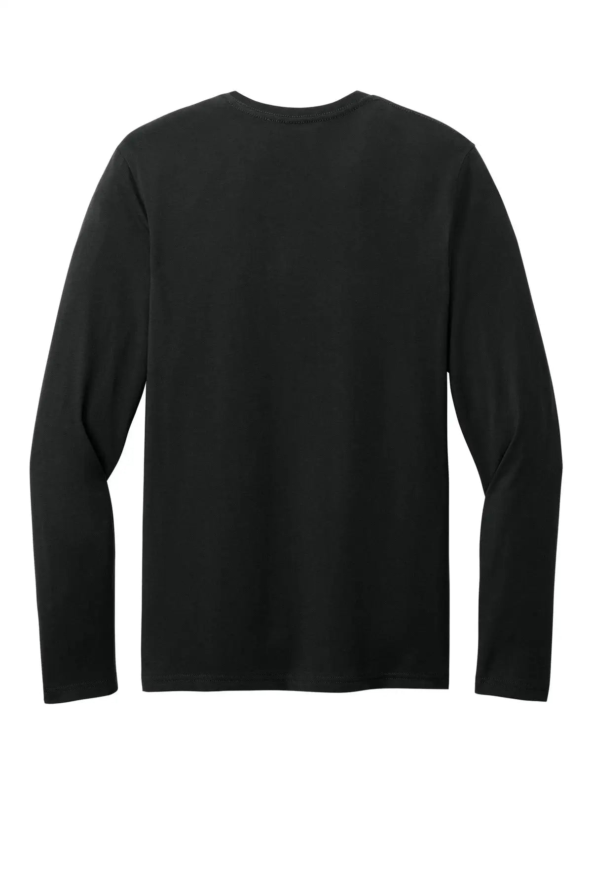 District Dt185 Perfect Weight Cvc Long Sleeve Tee - Jet Black