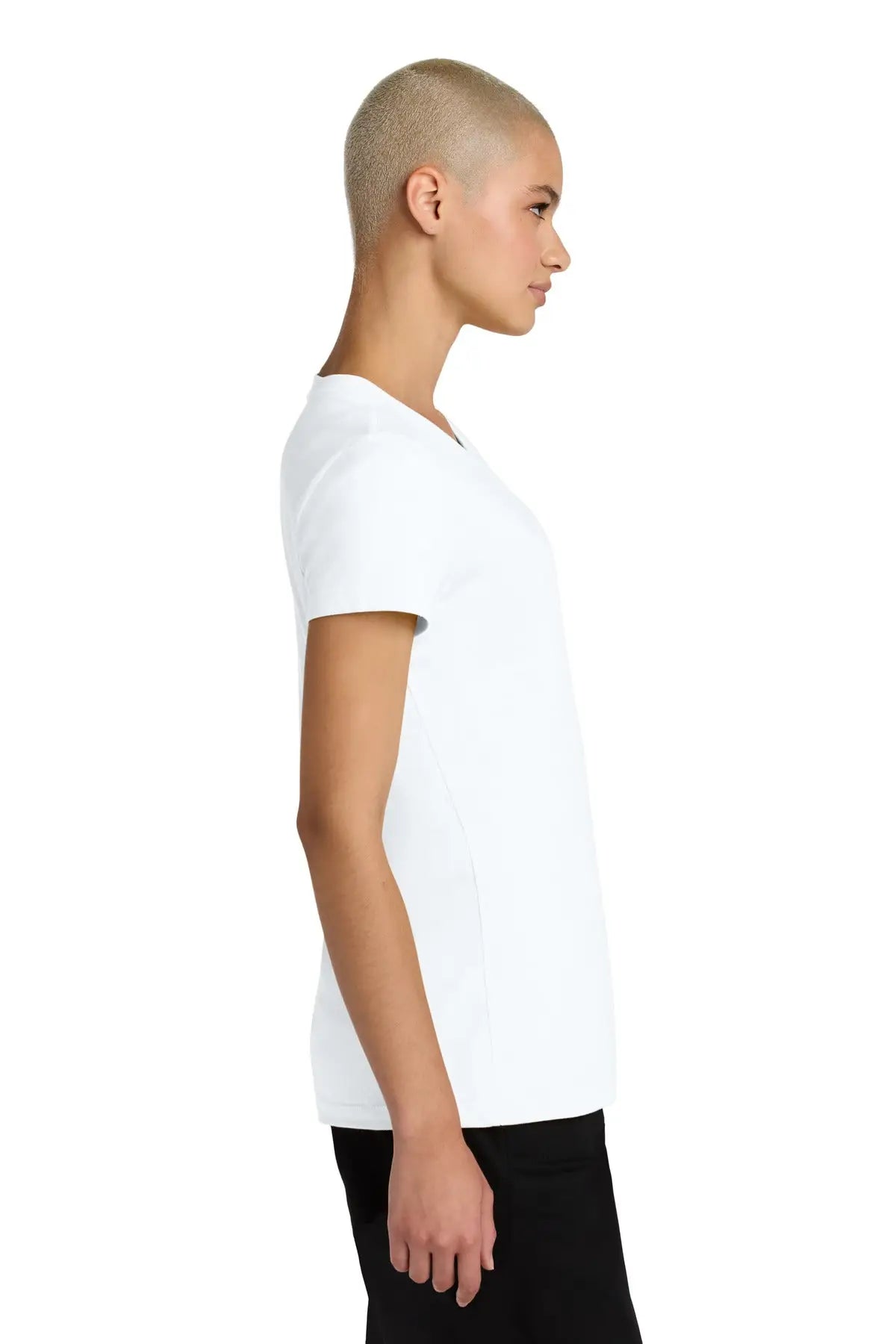 District Dt188 Women’s Perfect Weight Cvc Tee - Bright White