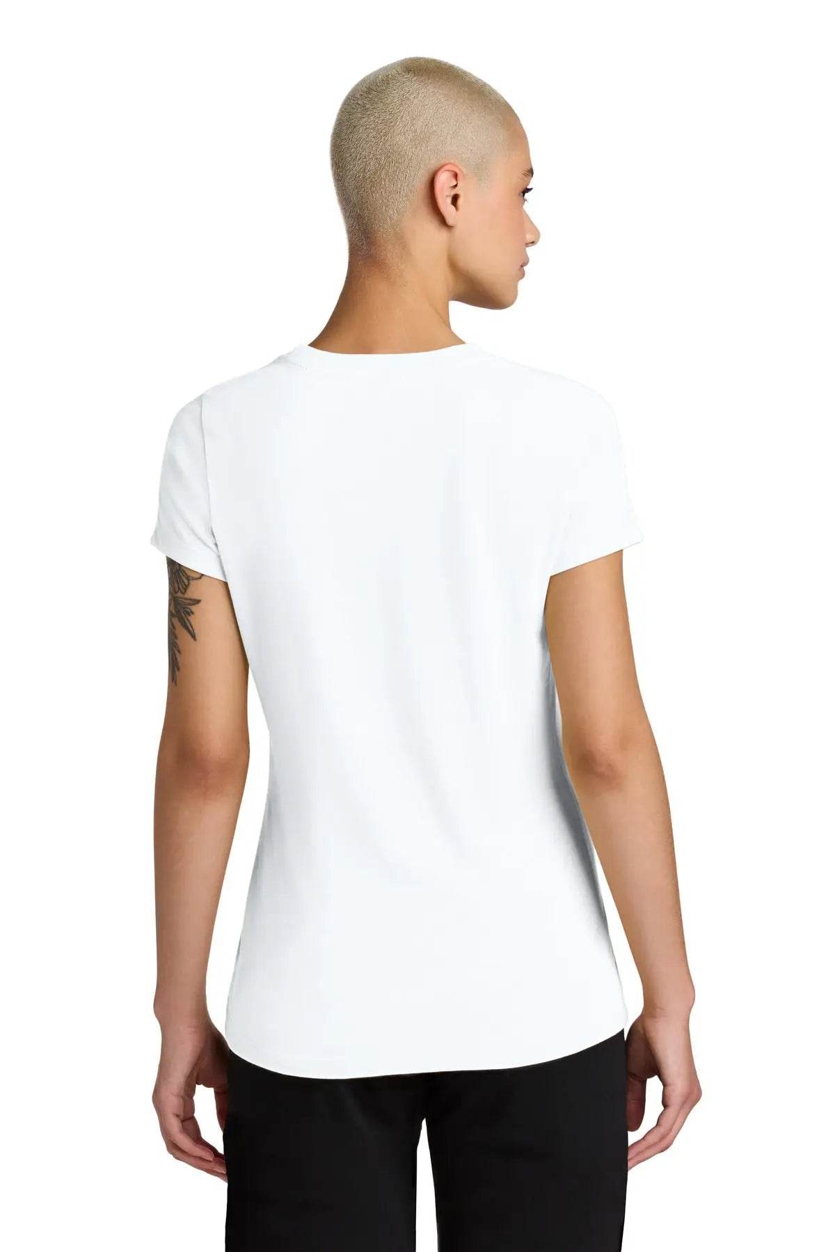 District Dt188 Women’s Perfect Weight Cvc Tee - Bright White