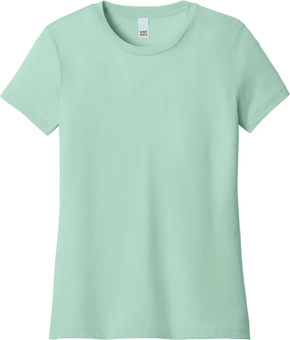 District Dt188 Women’s Perfect Weight Cvc Tee - Frosted Mint