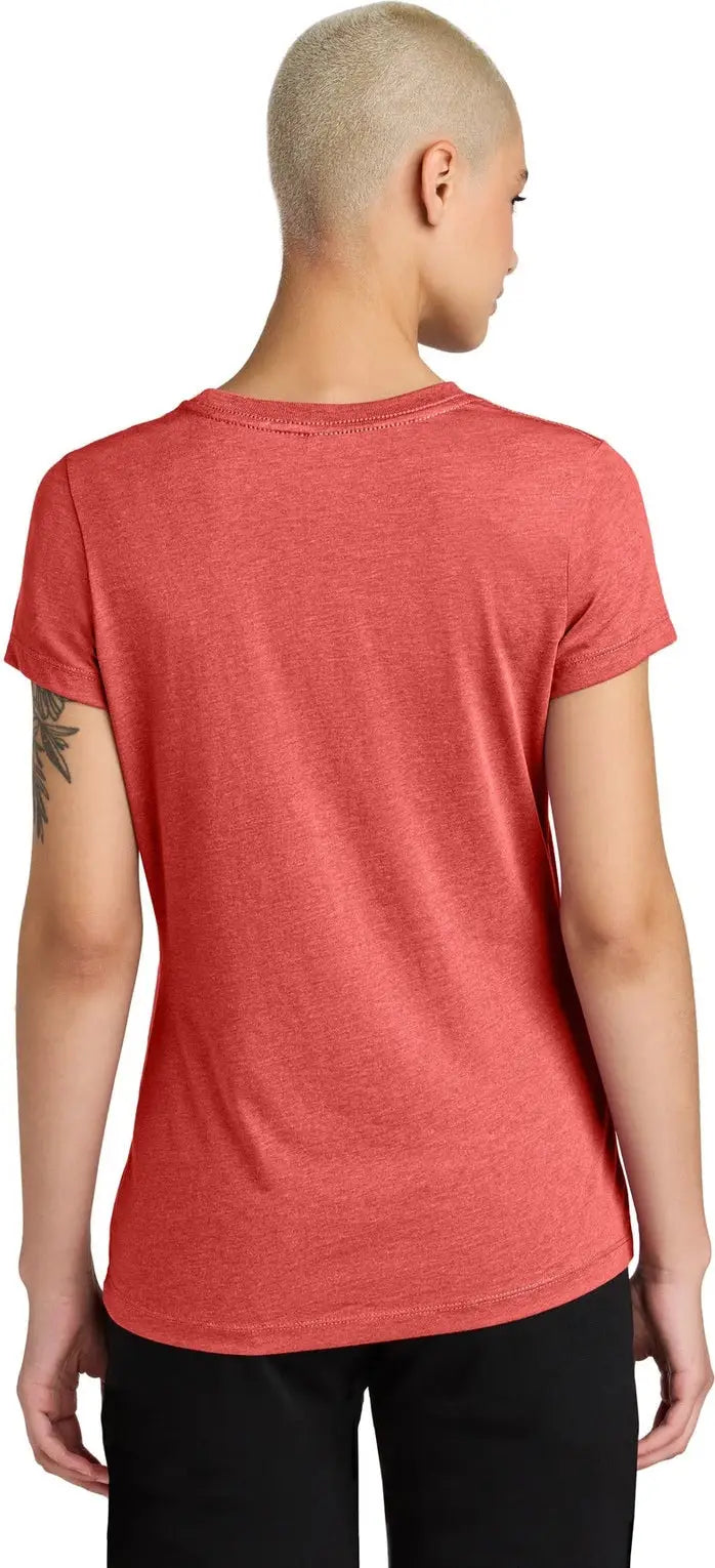 District Dt188 Women’s Perfect Weight Cvc Tee - Geranium Heather