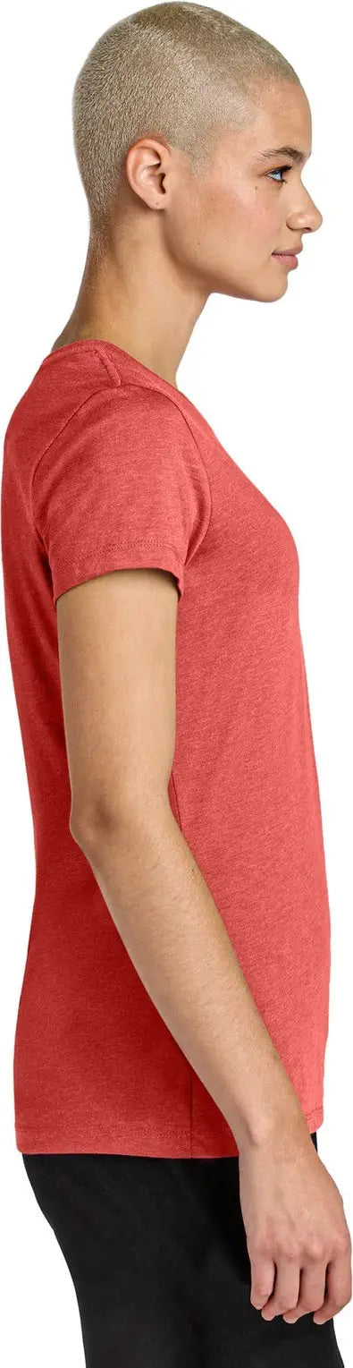 District Dt188 Women’s Perfect Weight Cvc Tee - Geranium Heather