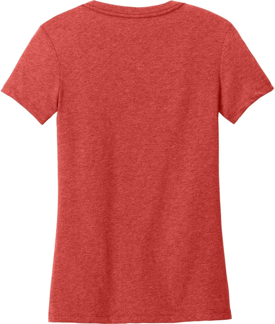 District Dt188 Women’s Perfect Weight Cvc Tee - Geranium Heather