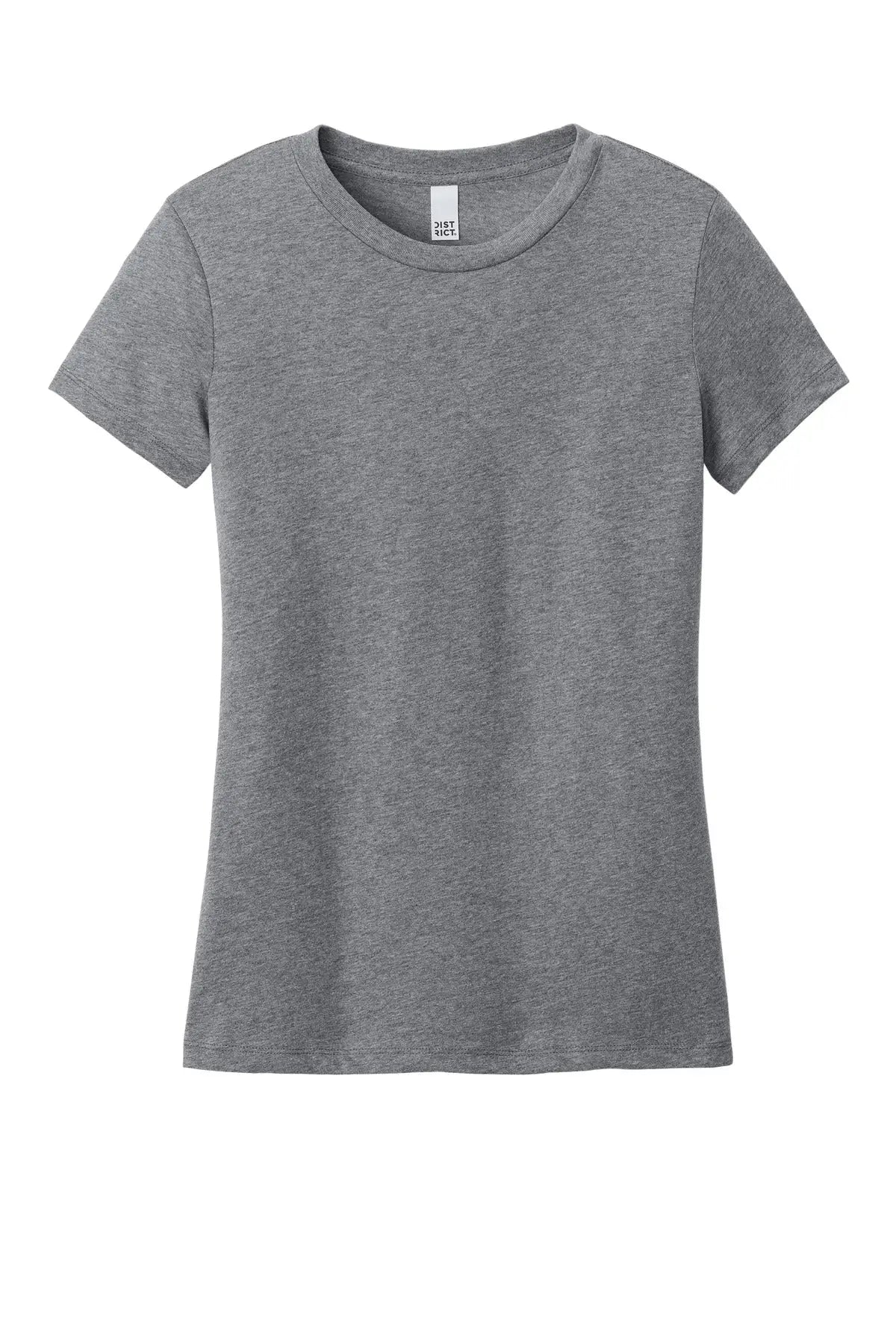 District Dt188 Women’s Perfect Weight Cvc Tee - Graphite Heather