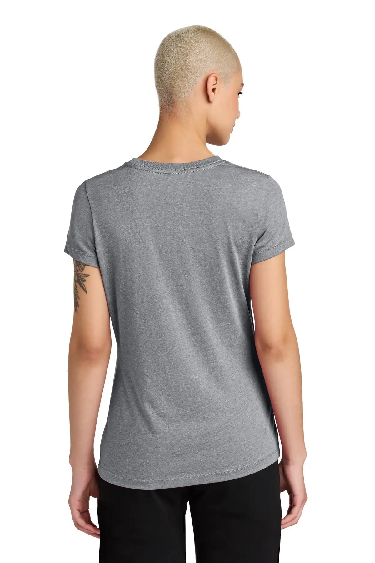 District Dt188 Women’s Perfect Weight Cvc Tee - Graphite Heather