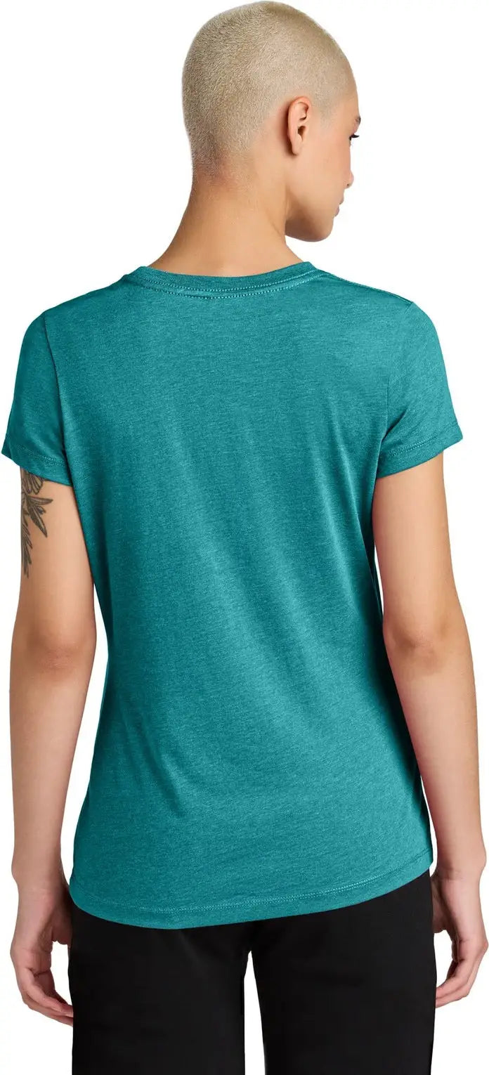 District Dt188 Women’s Perfect Weight Cvc Tee - Heathered Teal