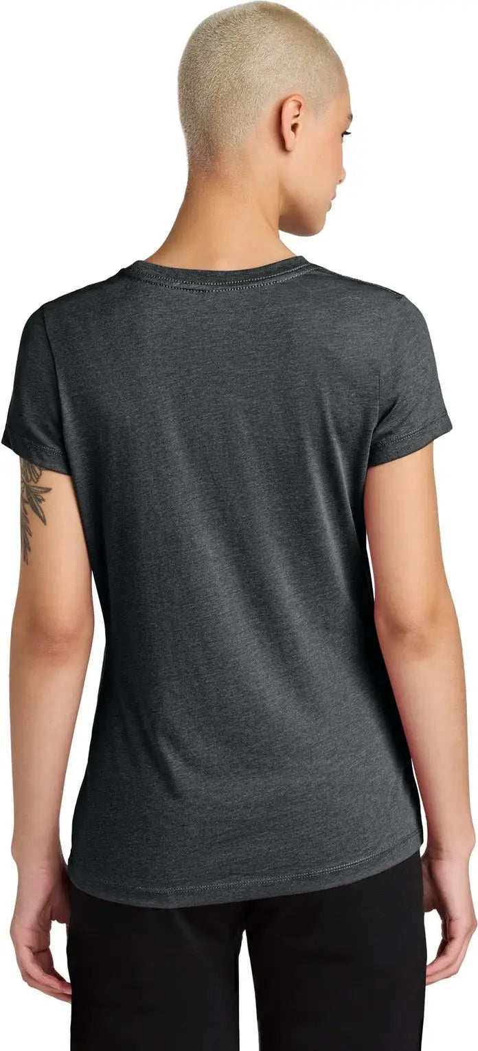 District Dt188 Women’s Perfect Weight Cvc Tee - Jet Black Heather