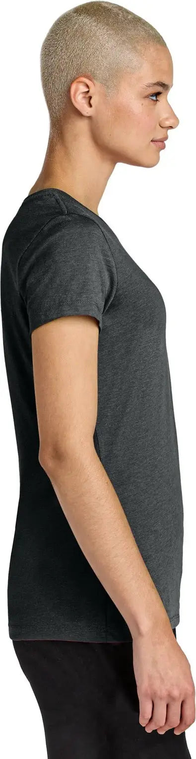 District Dt188 Women’s Perfect Weight Cvc Tee - Jet Black Heather