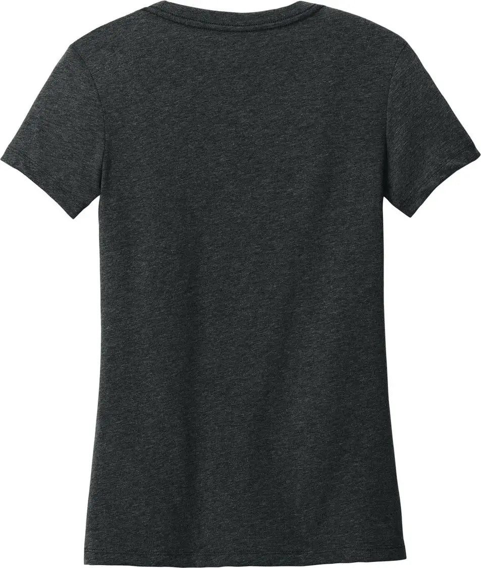 District Dt188 Women’s Perfect Weight Cvc Tee - Jet Black Heather