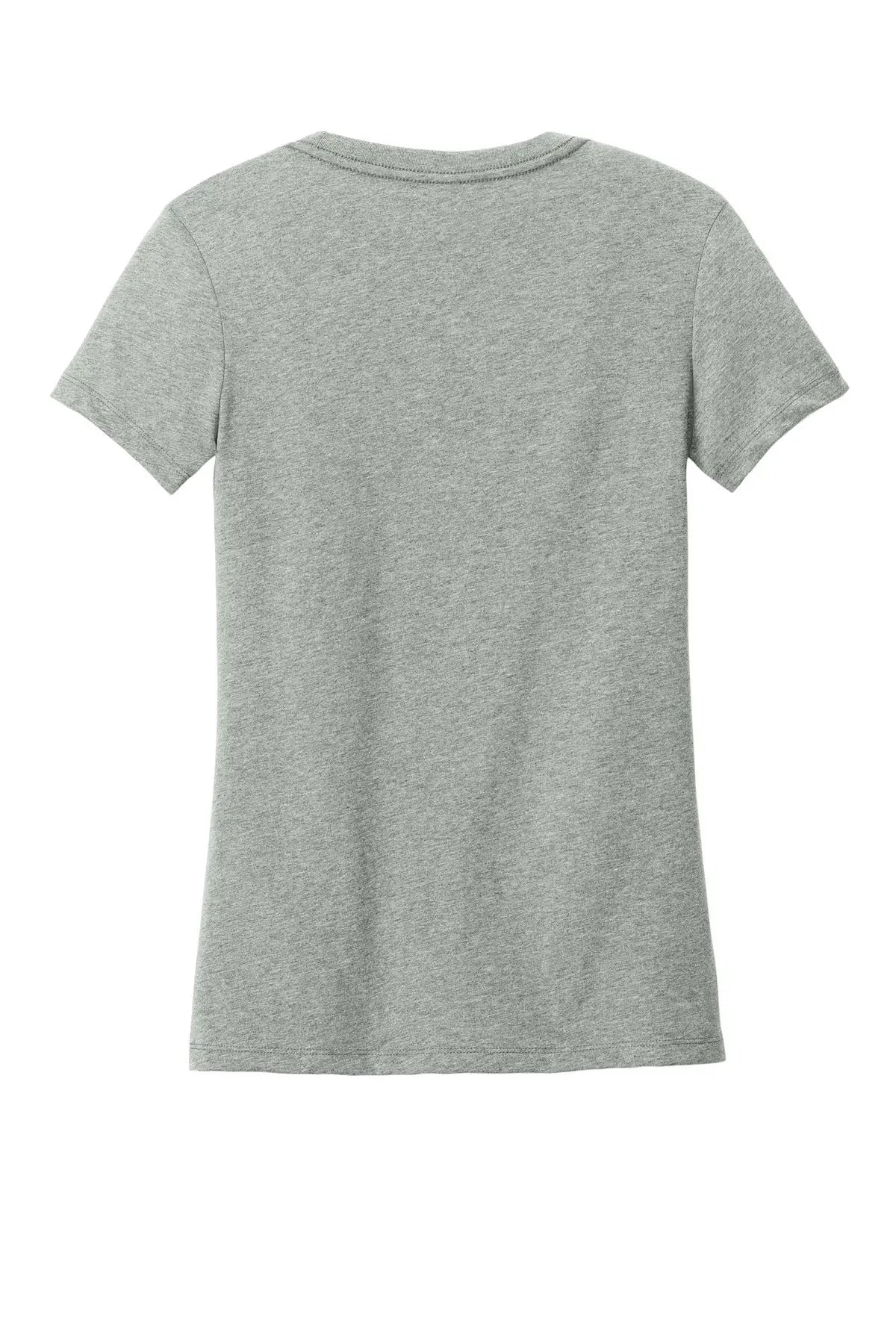 District Dt188 Women’s Perfect Weight Cvc Tee - Light Heather Gray - Ladies Xs