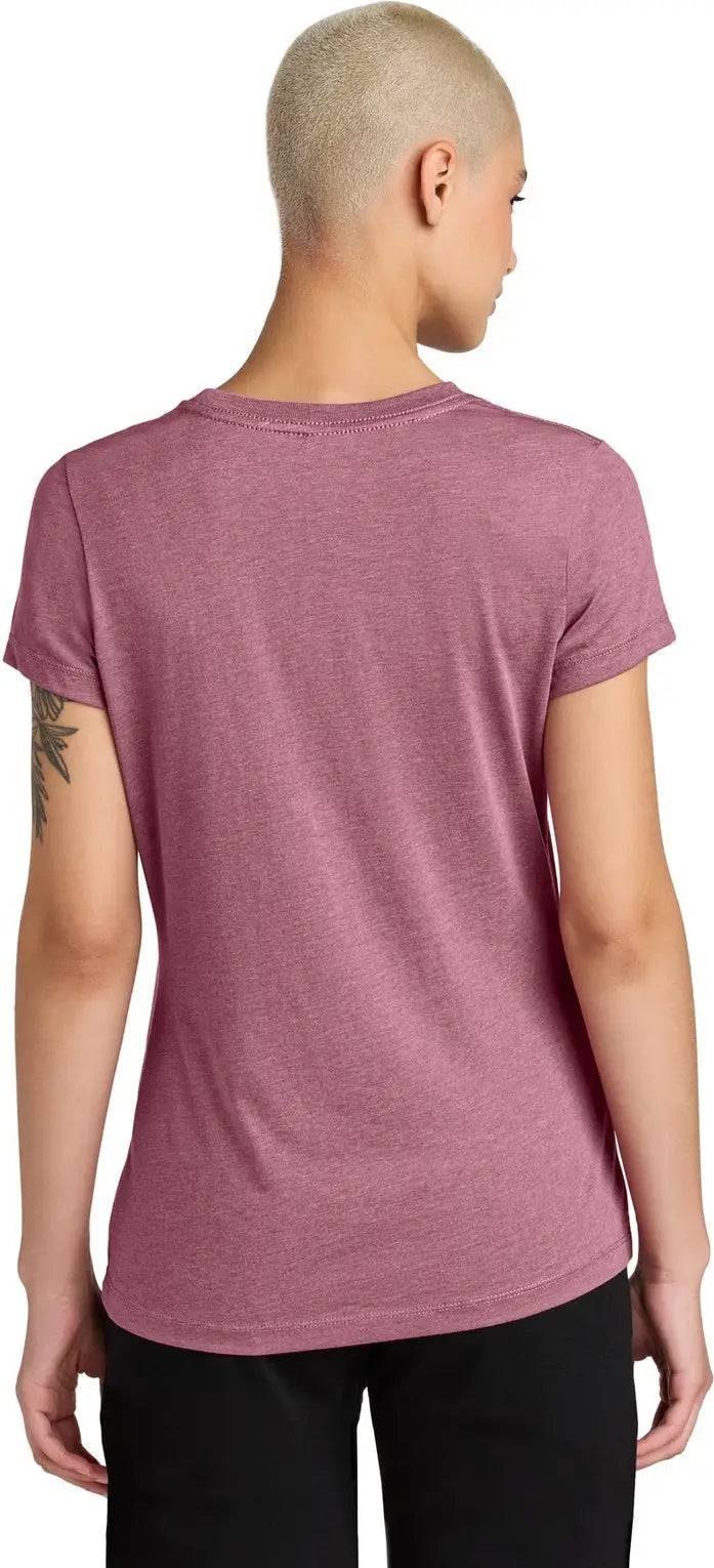 District Dt188 Women’s Perfect Weight Cvc Tee - Orchid Haze Heather
