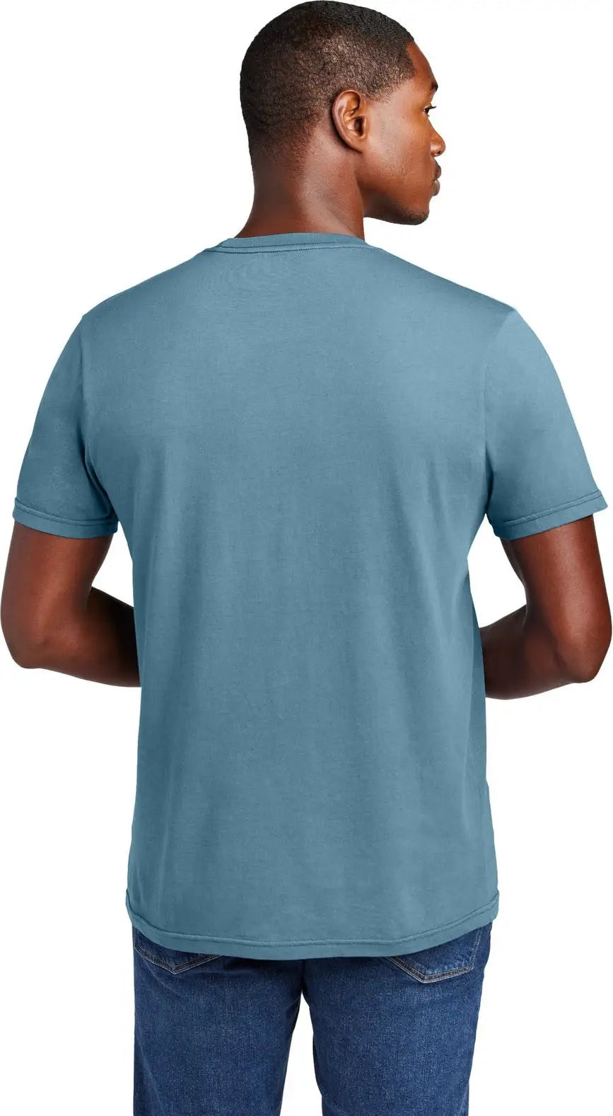 District Dt2101 Wash Tee - Dusk Blue