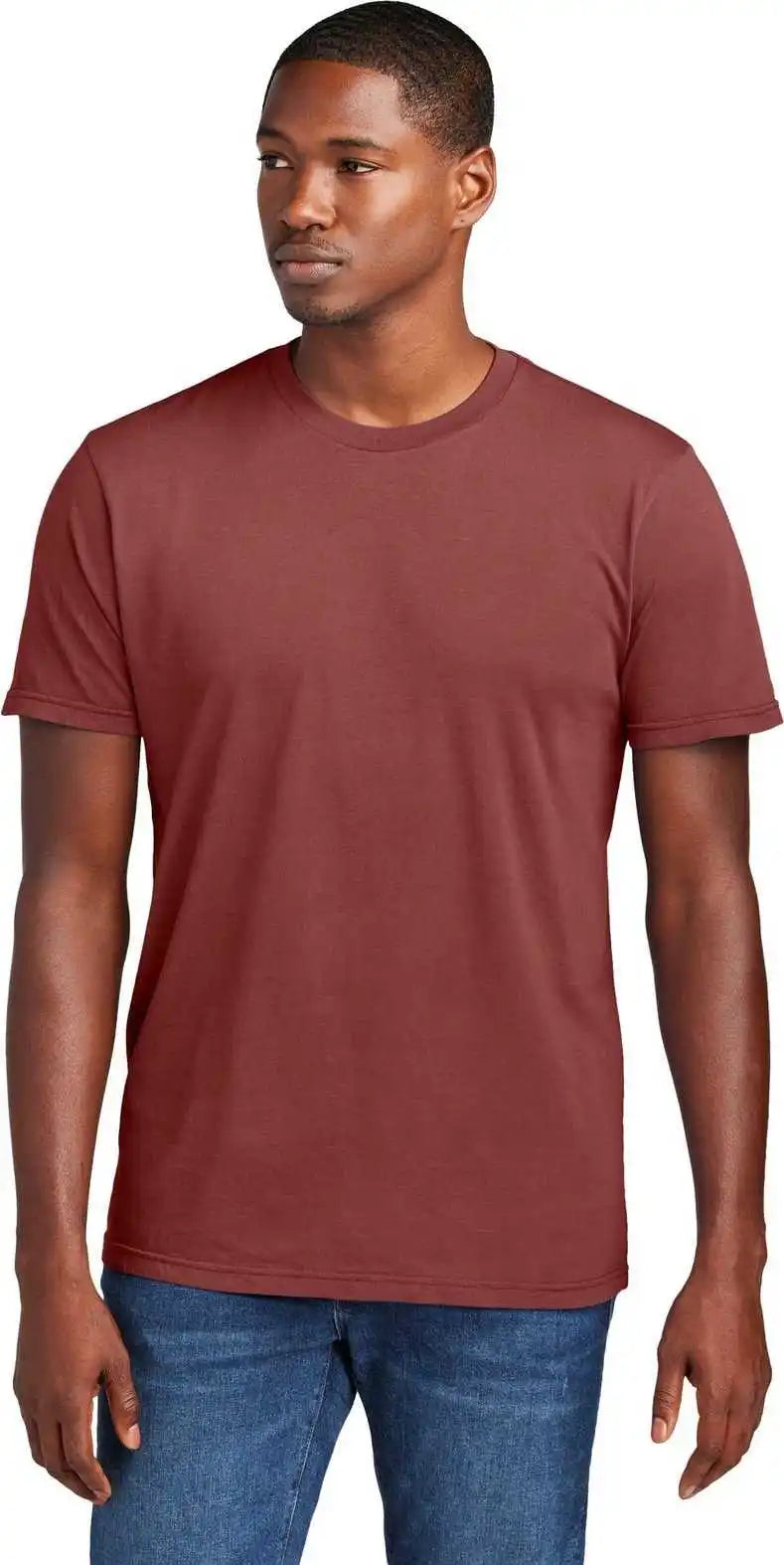 District Dt2101 Wash Tee Garnet