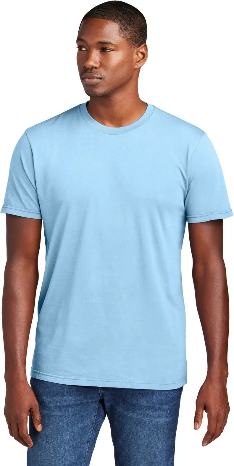 District Dt2101 Wash Tee - Heritage Blue - Adult Xs