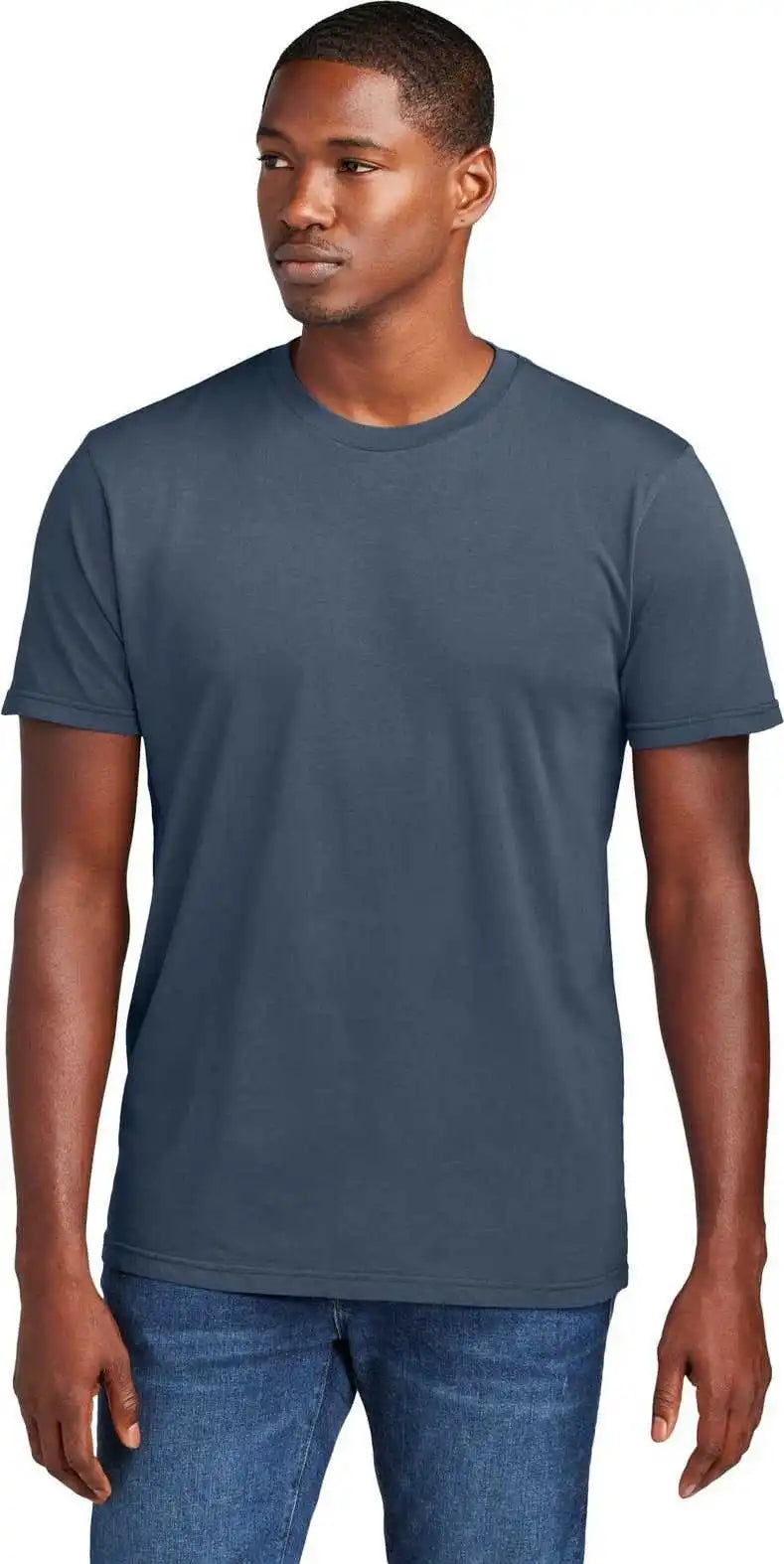 District Dt2101 Wash Tee True Navy
