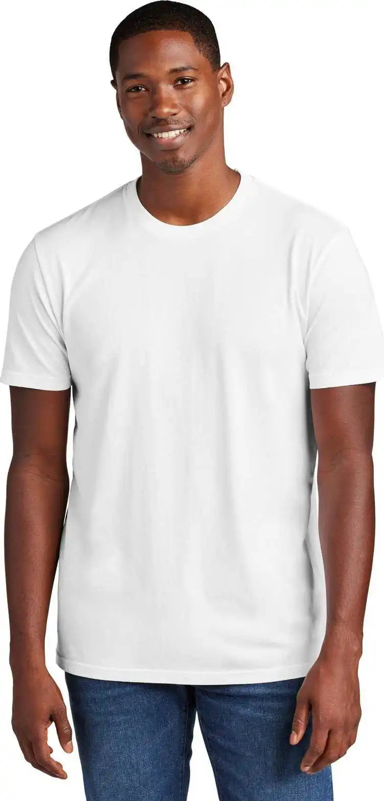 District Dt2101 Wash Tee White