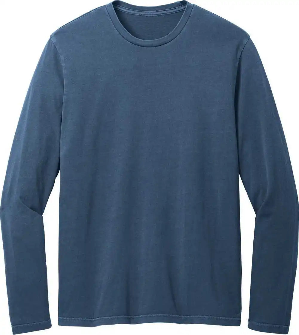 District Dt2103 Wash Long Sleeve Tee True Navy