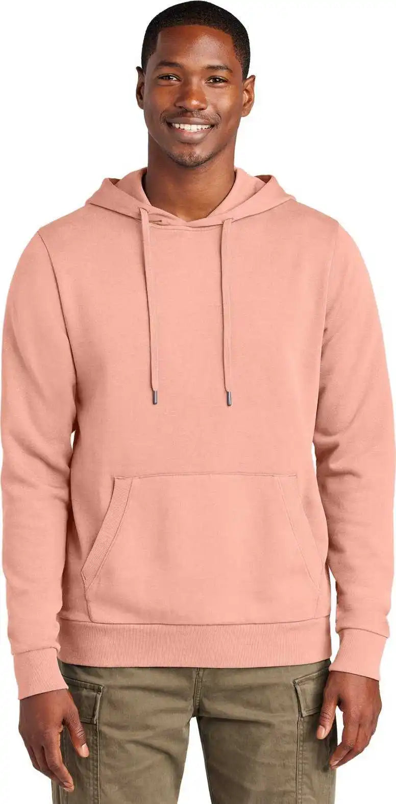 District Dt2200 Wash Fleece Hoodie Cactsrsepk
