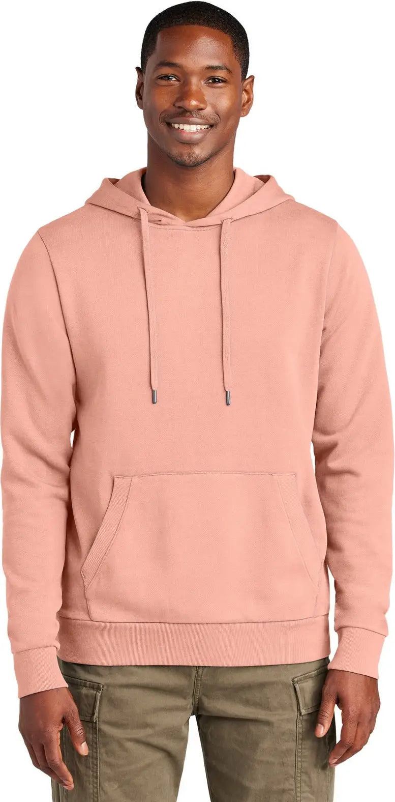 District Dt2200 Wash Fleece Hoodie - Cactus Rose Pink - Adult Xs