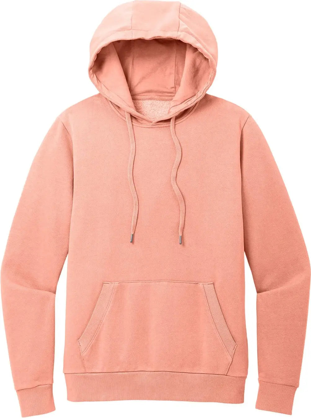 District Dt2200 Wash Fleece Hoodie - Cactus Rose Pink