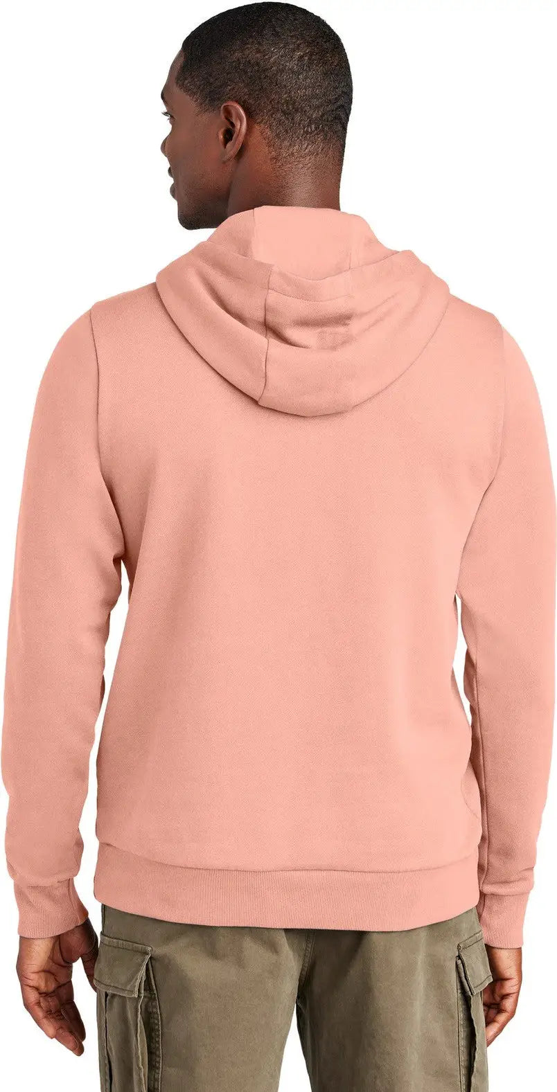 District Dt2200 Wash Fleece Hoodie - Cactus Rose Pink