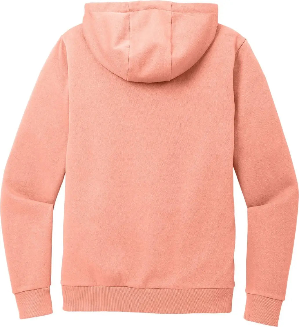 District Dt2200 Wash Fleece Hoodie - Cactus Rose Pink