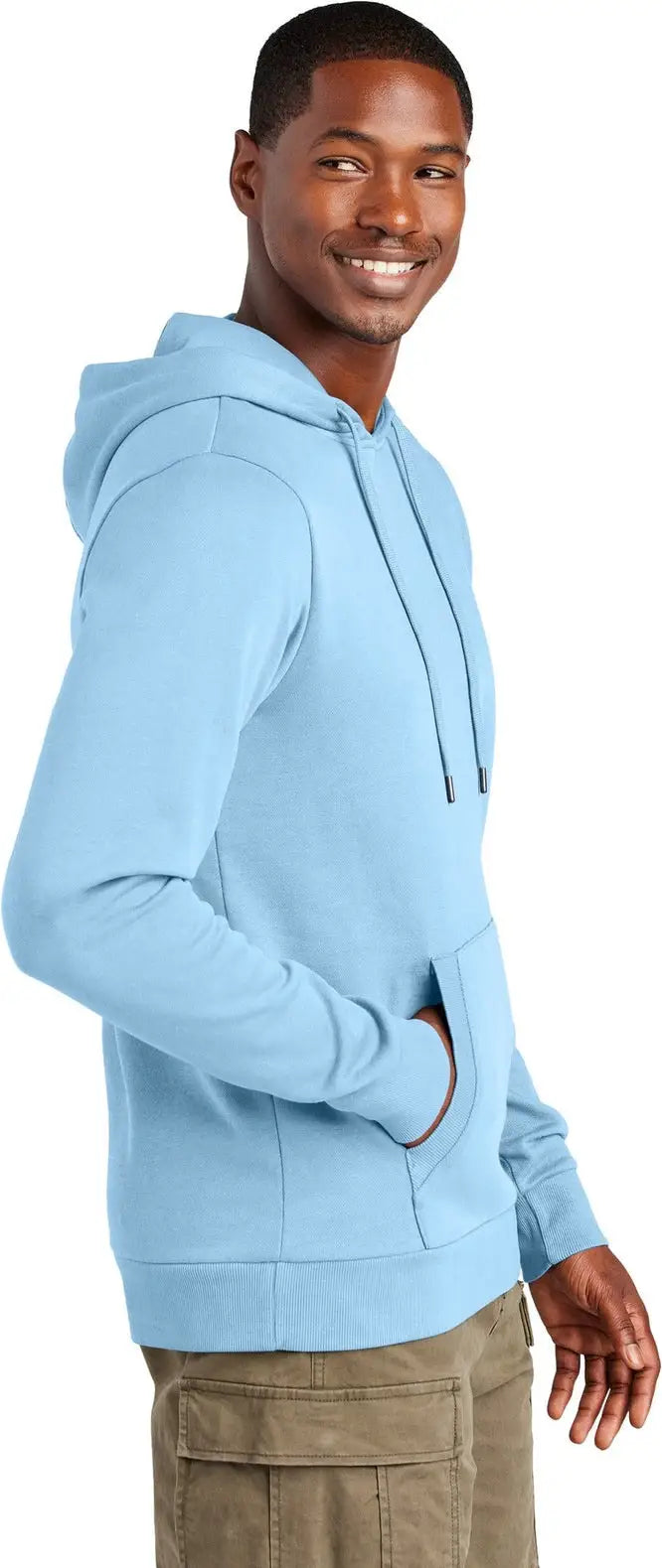 District Dt2200 Wash Fleece Hoodie - Heritage Blue