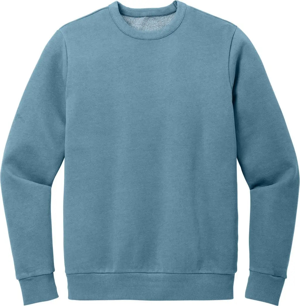 District Dt2204 Wash Fleece Crew - Dusk Blue
