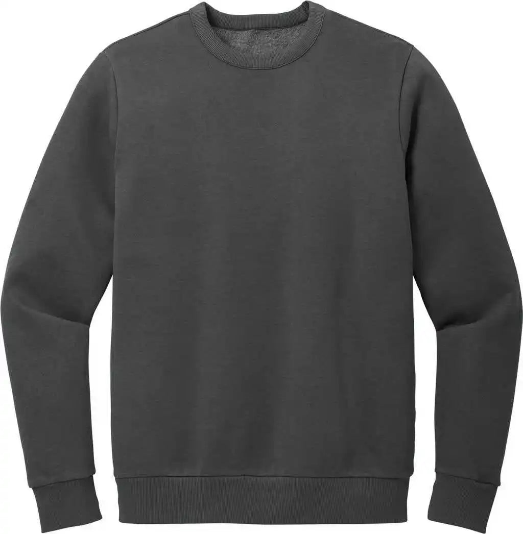 District Dt2204 Wash Fleece Crew Graphite
