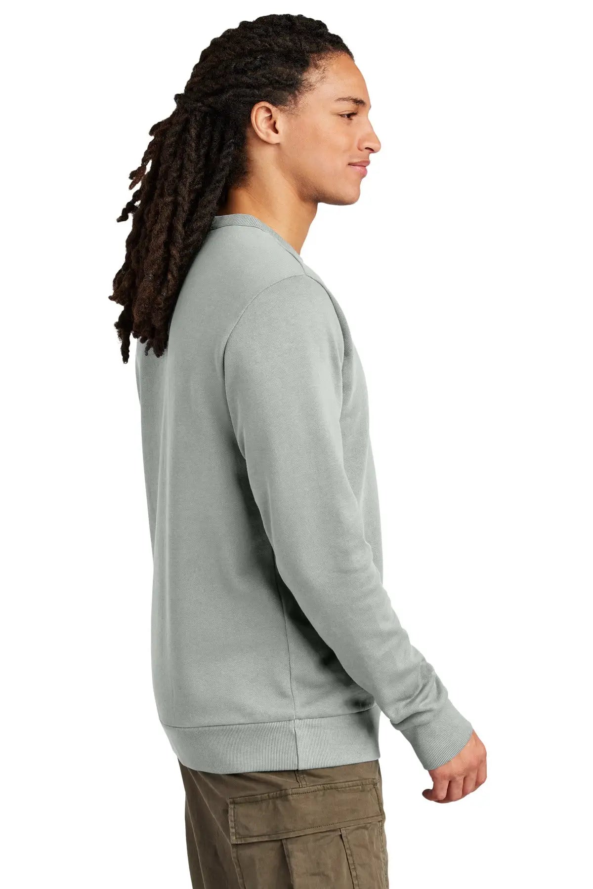District Dt2204 Wash Fleece Crew - Gusty Gray