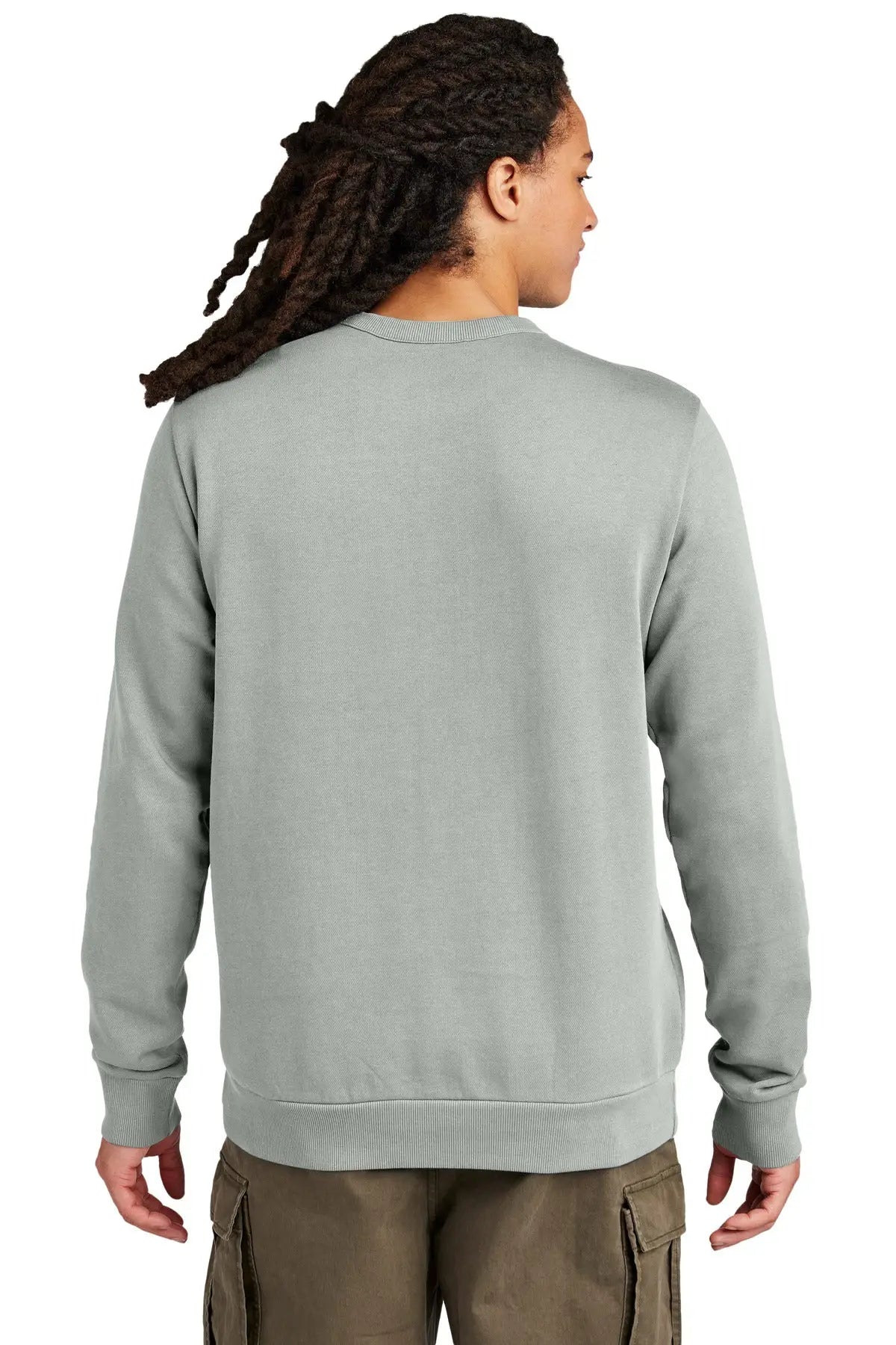 District Dt2204 Wash Fleece Crew - Gusty Gray