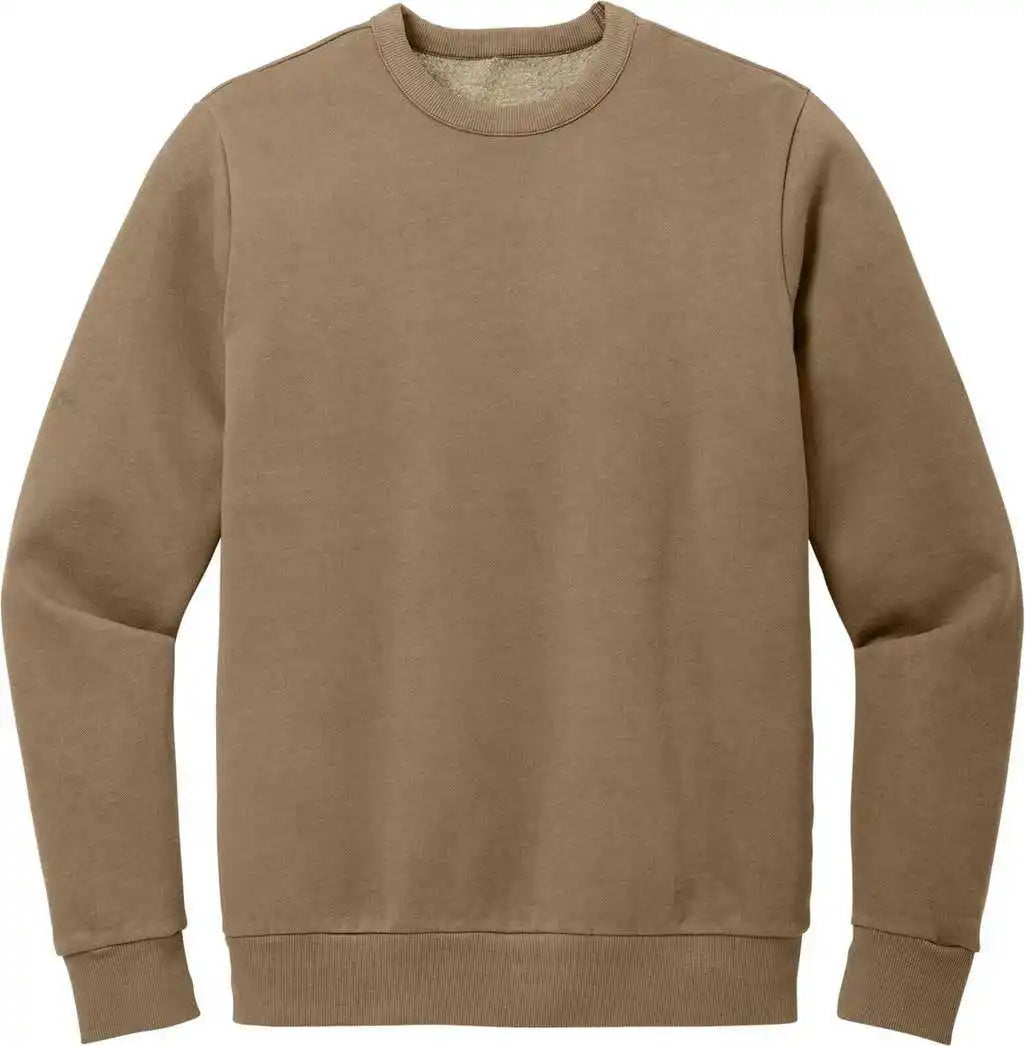 District Dt2204 Wash Fleece Crew - Mushroom