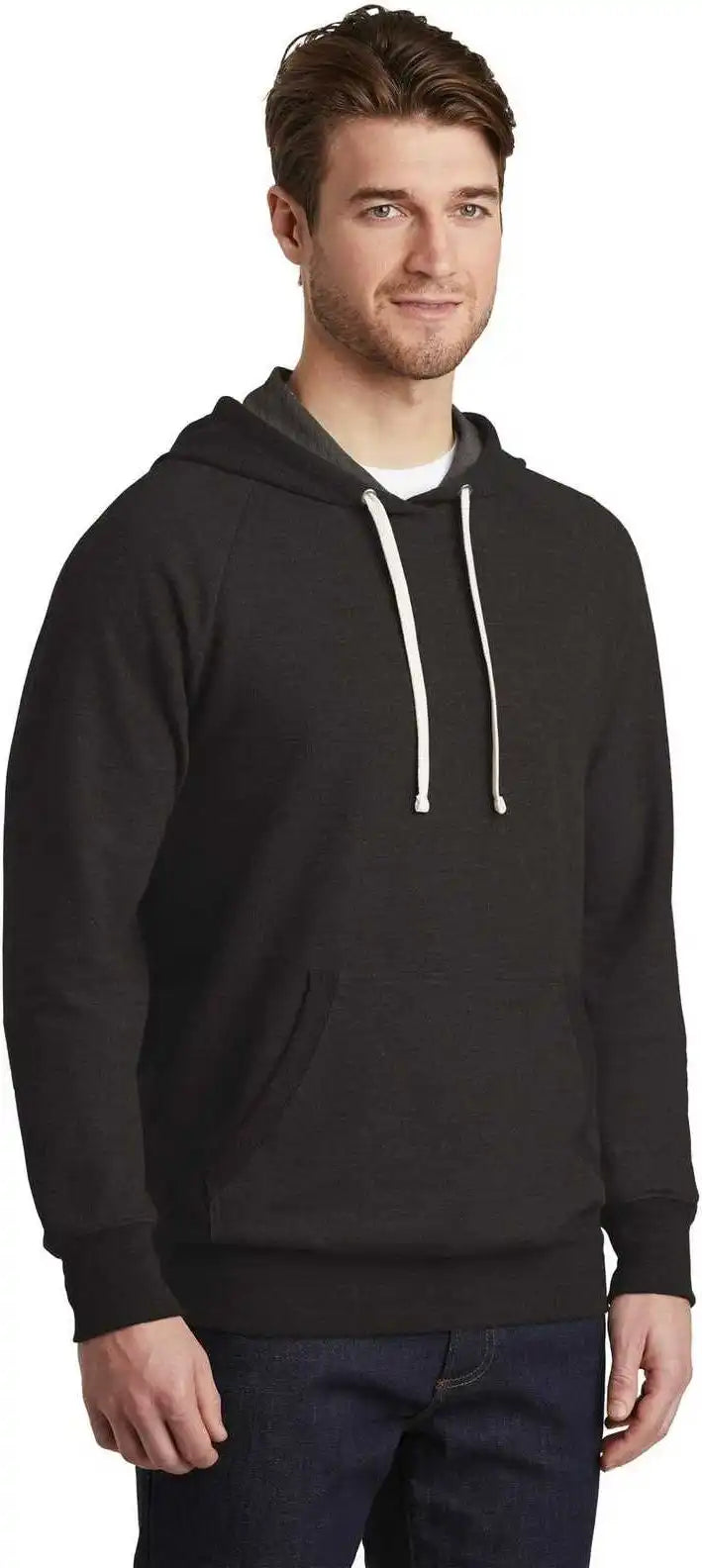 District Dt355 Perfect Tri French Terry Hoodie Black