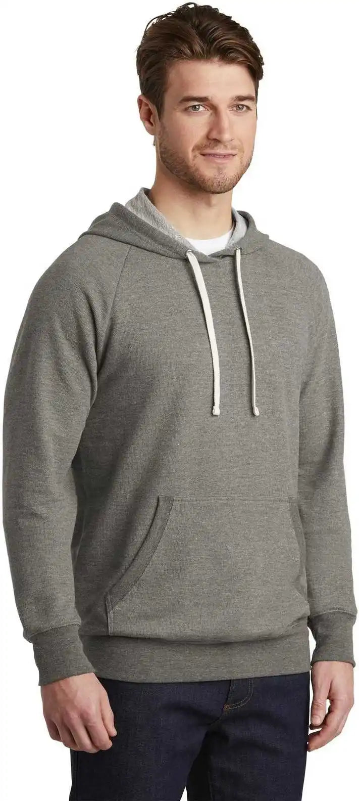 District Dt355 Perfect Tri French Terry Hoodie - Gray Frost