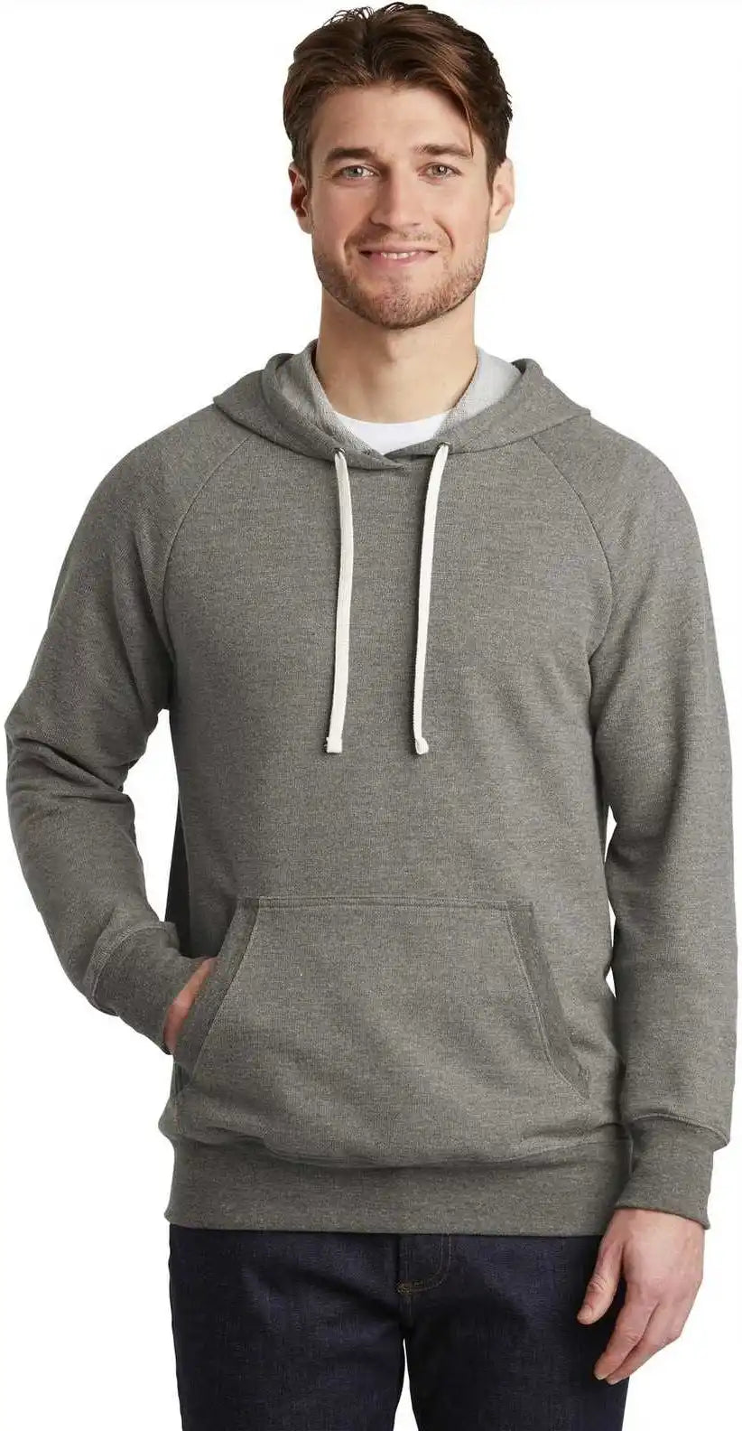 District Dt355 Perfect Tri French Terry Hoodie - Gray Frost