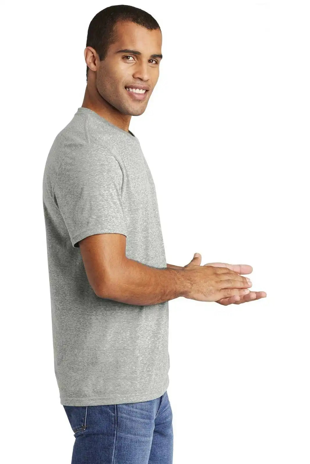 District Dt365a Astro Tee - Gray