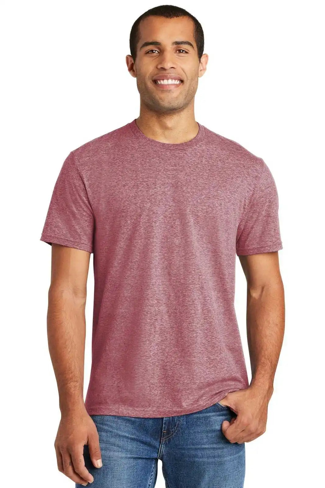 District Dt365a Astro Tee - Maroon