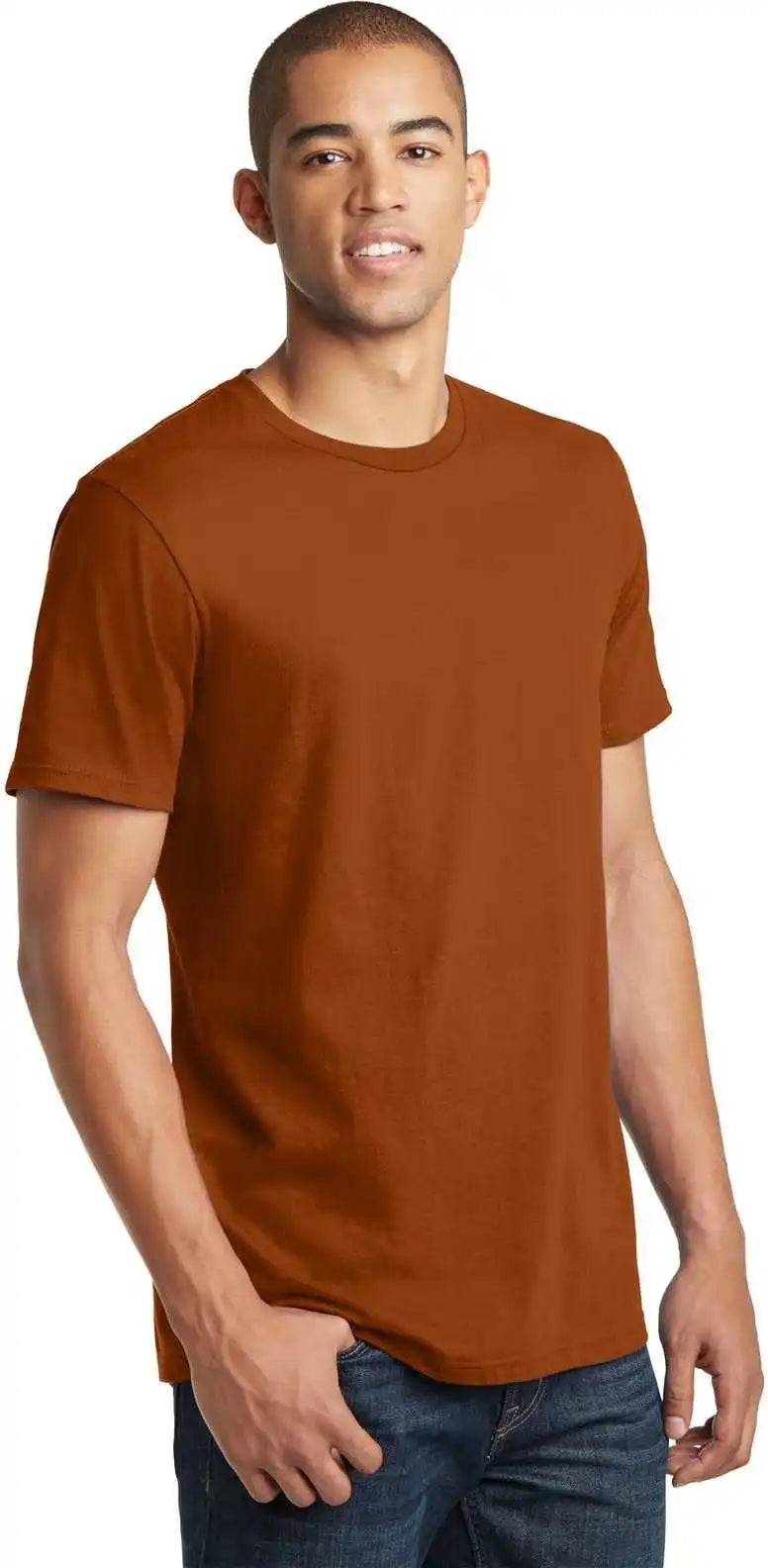 District Dt5000 the Concert Tee Burnt Orange