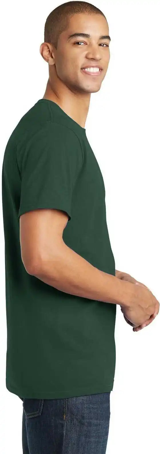 District Dt5000 the Concert Tee Forest Green