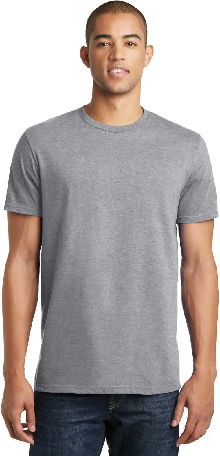 District Dt5000 the Concert Tee Heather Gray