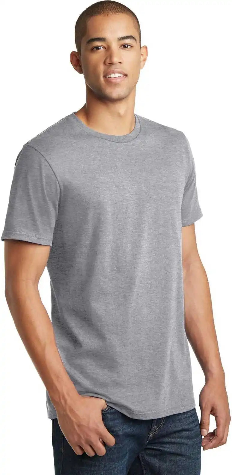 District Dt5000 the Concert Tee Heather Gray