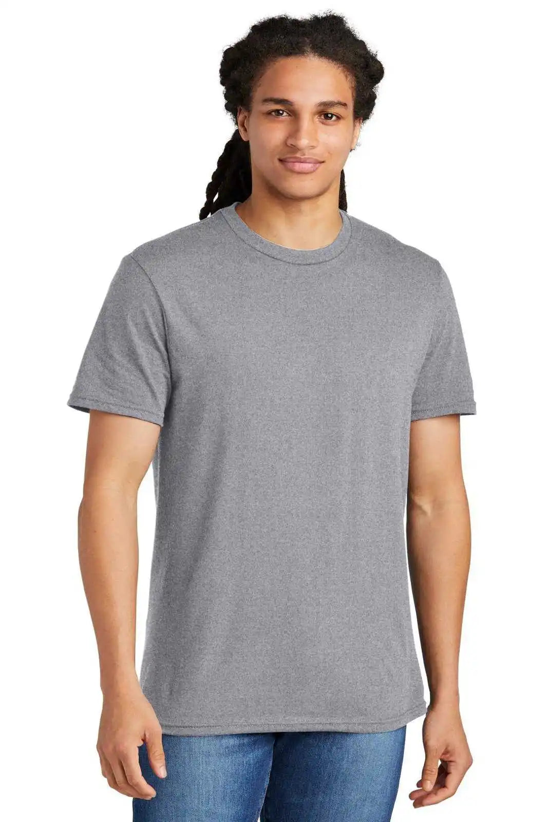 District Dt5000 the Concert Tee - Heather Grey