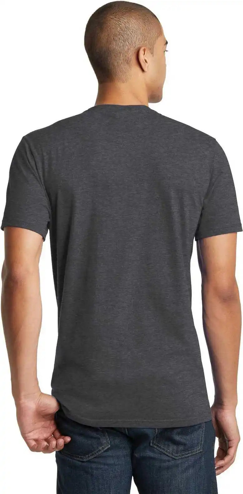 District Dt5000 the Concert Tee - Heathered Charcoal