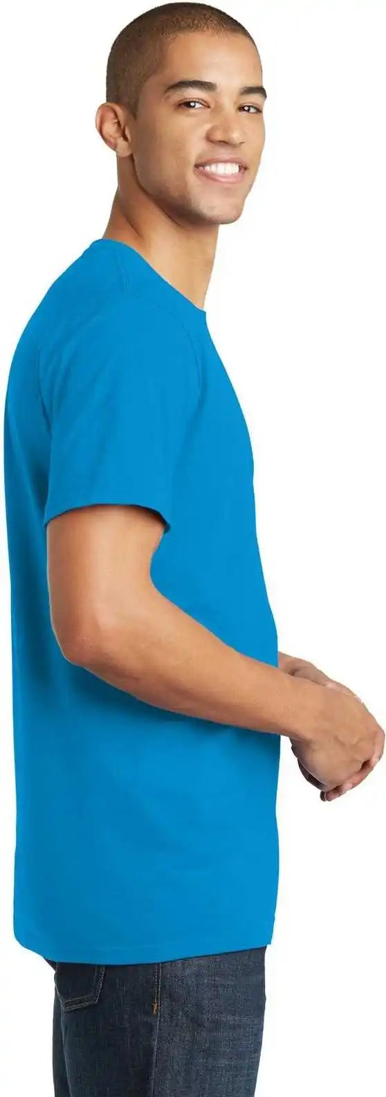 District Dt5000 the Concert Tee Neon Blue