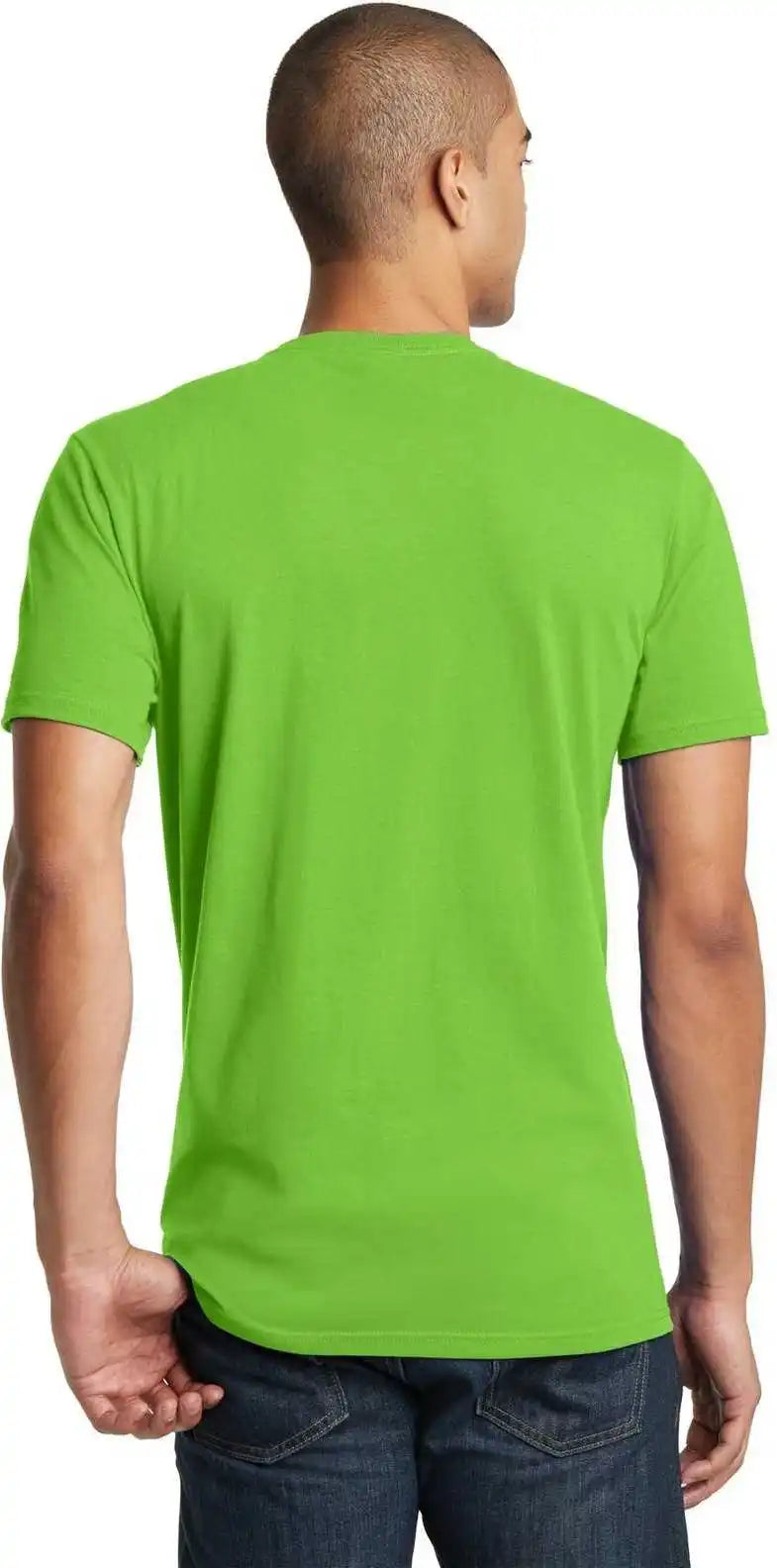 District Dt5000 the Concert Tee Neon Green