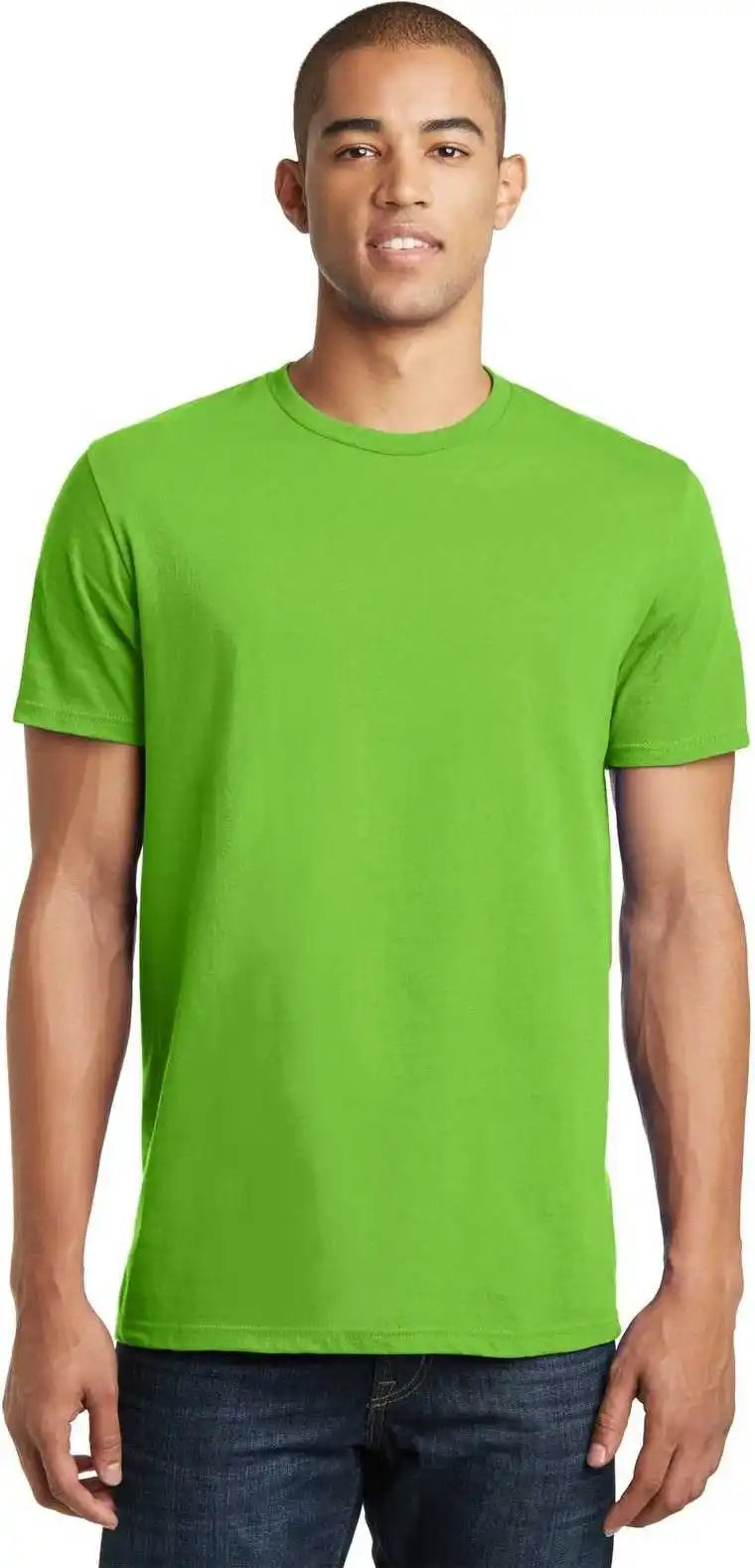 District Dt5000 the Concert Tee Neon Green