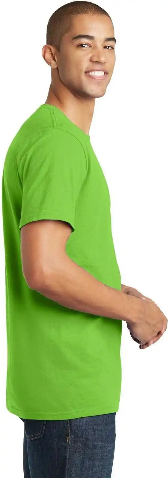 District Dt5000 the Concert Tee Neon Green