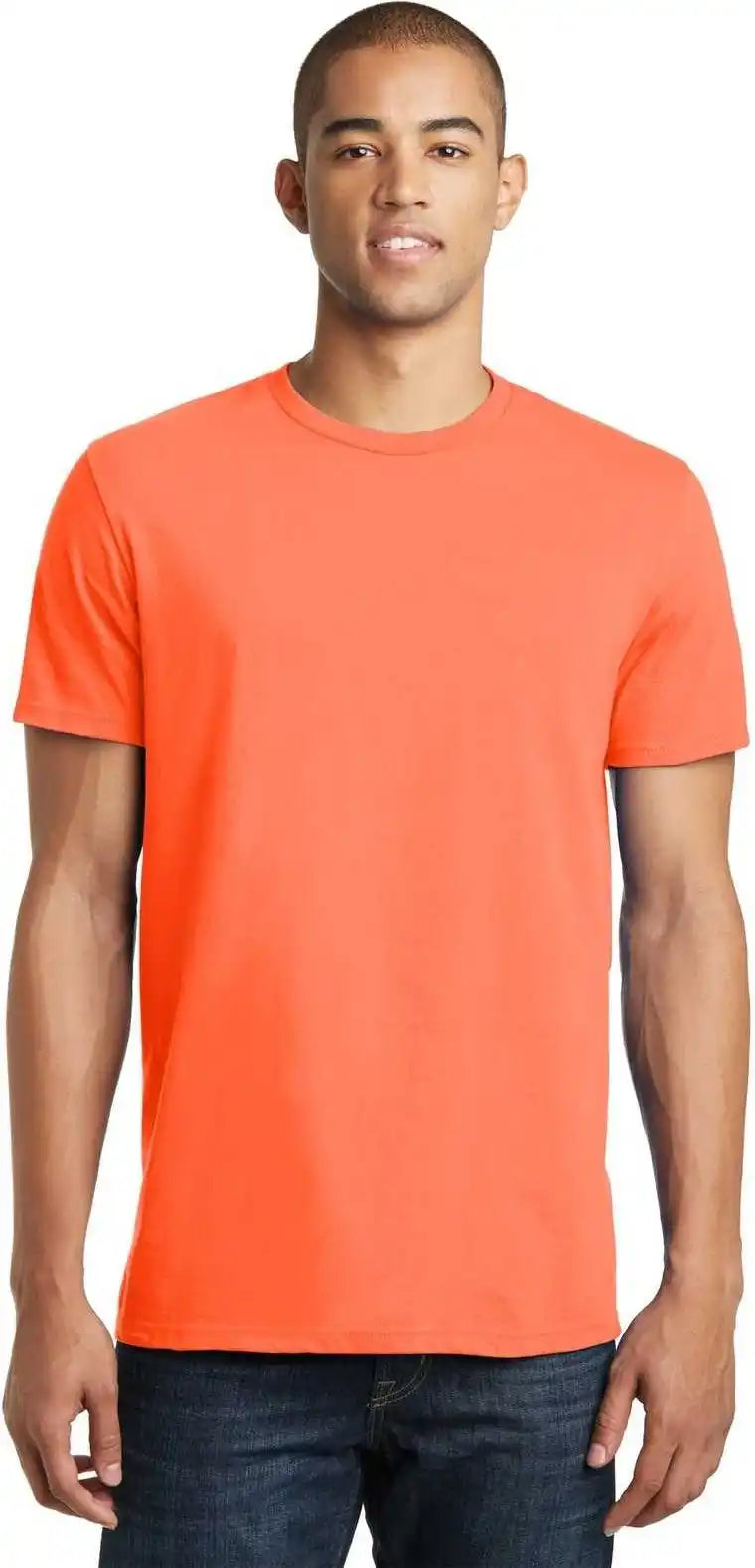 District Dt5000 the Concert Tee - Neon Orange