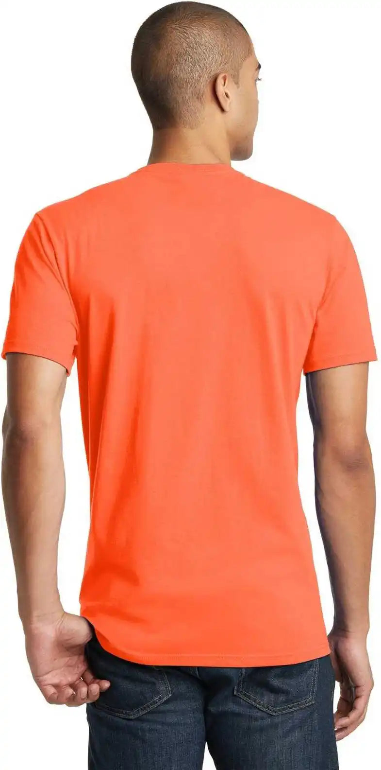 District Dt5000 the Concert Tee - Neon Orange