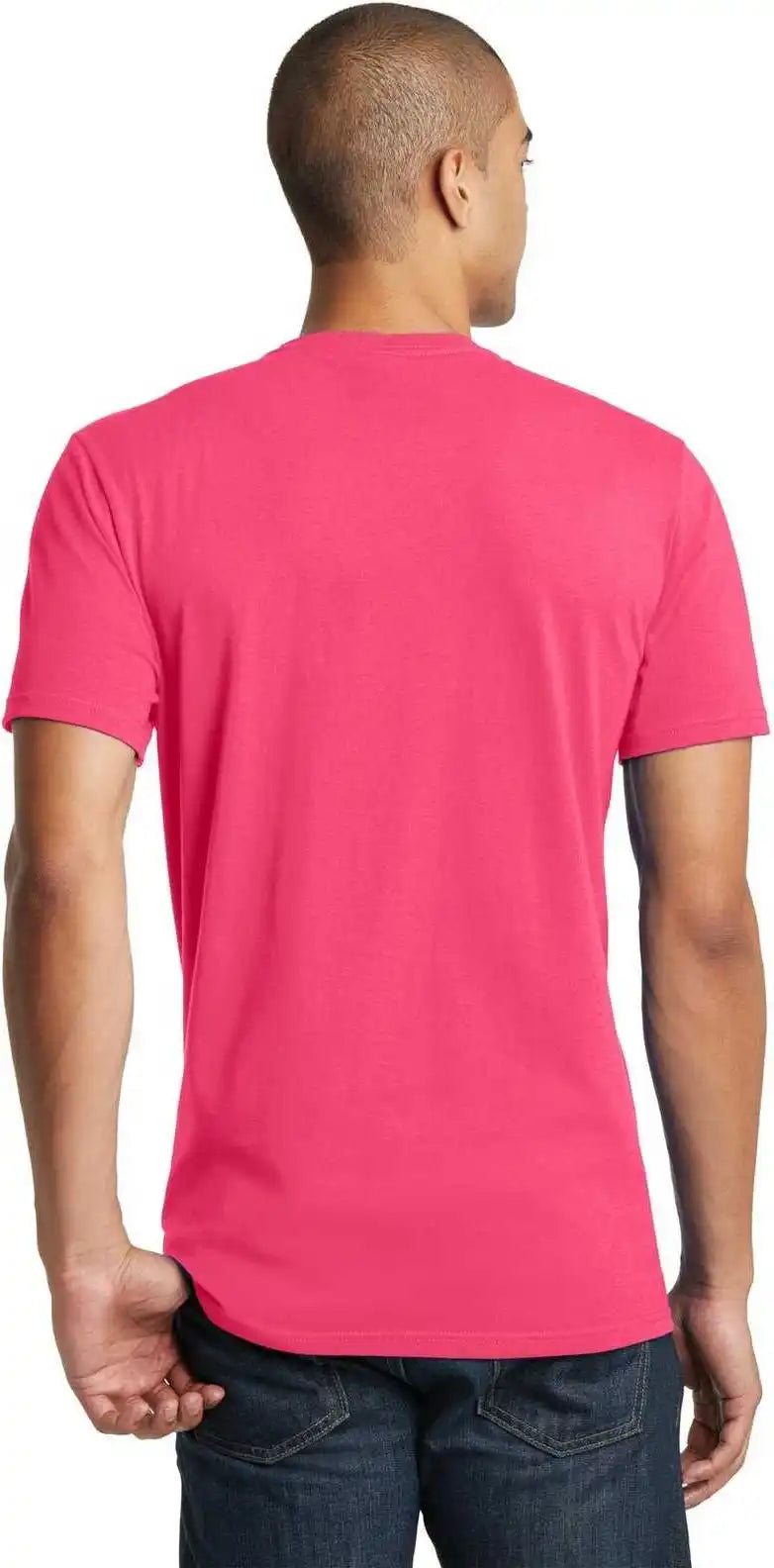 District Dt5000 the Concert Tee Neon Pink
